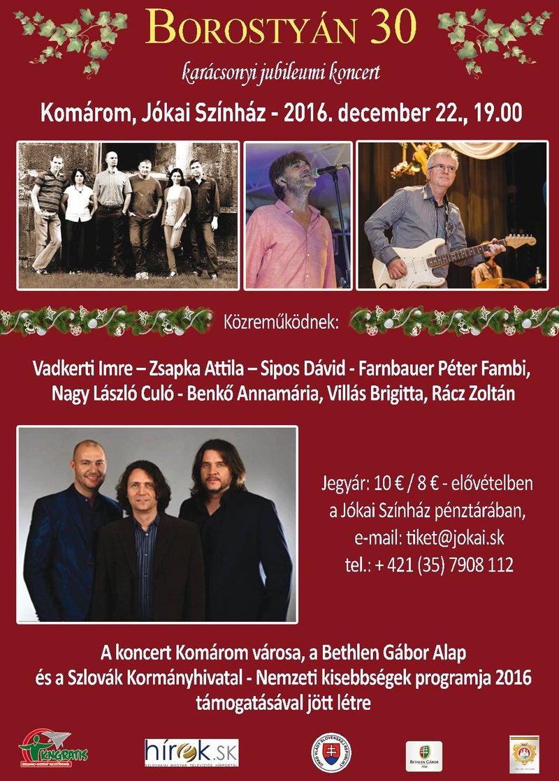 Borostyán Együttes jubileumi koncert